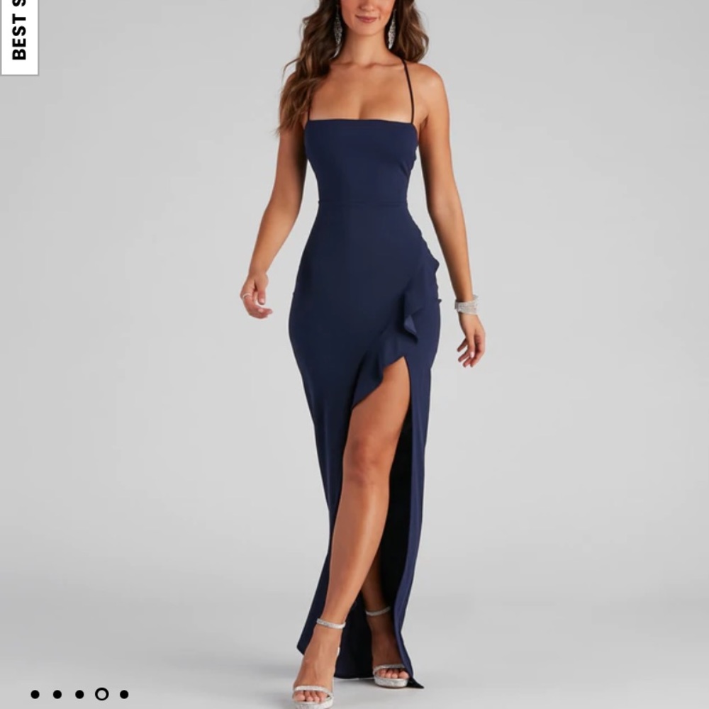 COPY - Navy Prom Dress! New and never worn!